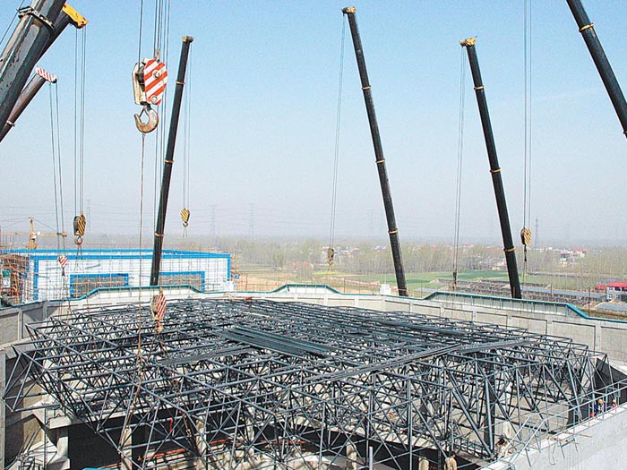 襄樊网架高空滑移法